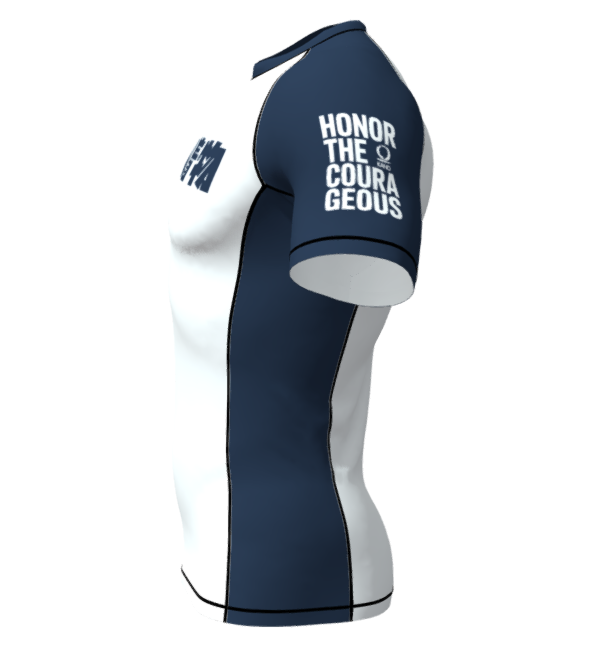 BJJ RASHGUARD KANJI BLU NAVY