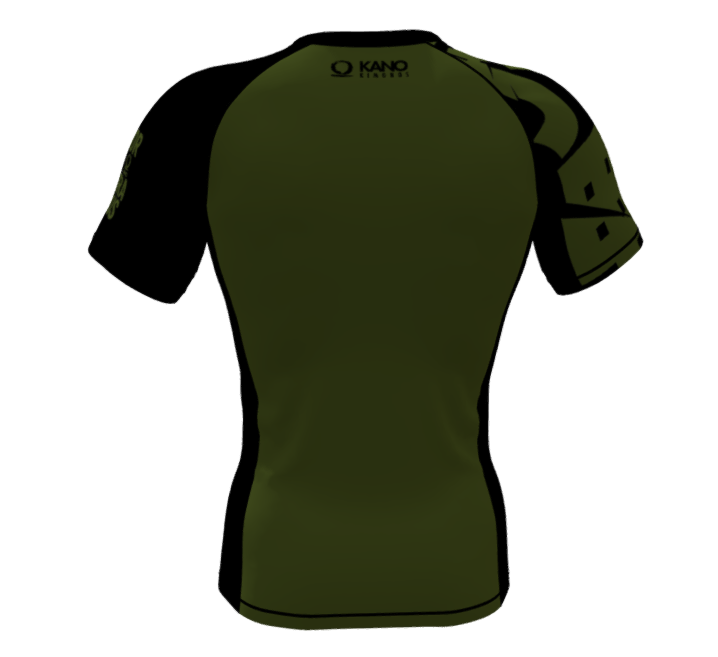BJJ RASHGUARD KANJI OLIVA