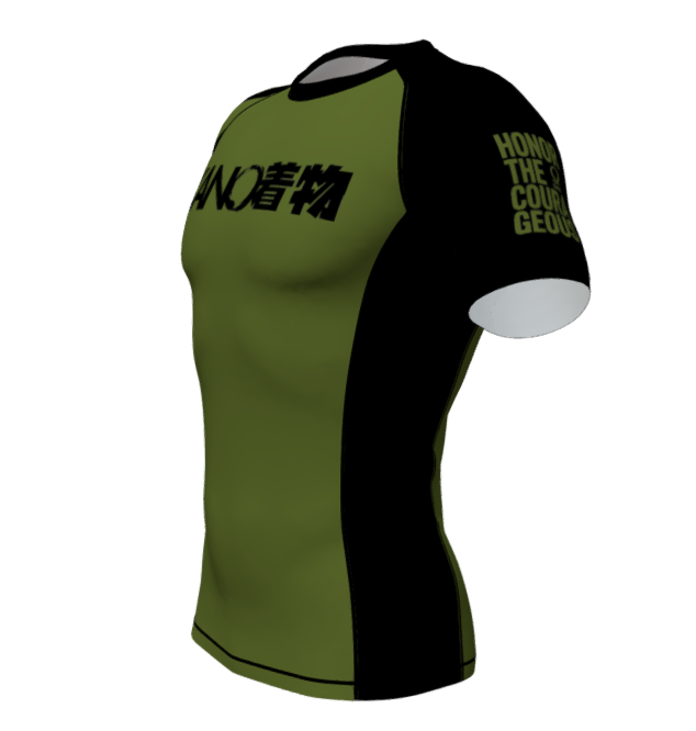 BJJ RASHGUARD KANJI OLIVA