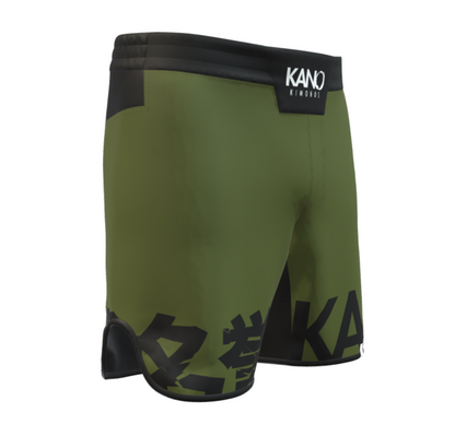 BJJ / MMA FIGHTSHORTS KANJI OLIVA