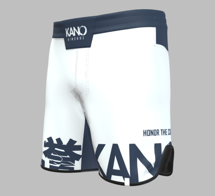 BJJ / MMA FIGHTSHORTS KANJI NAVY