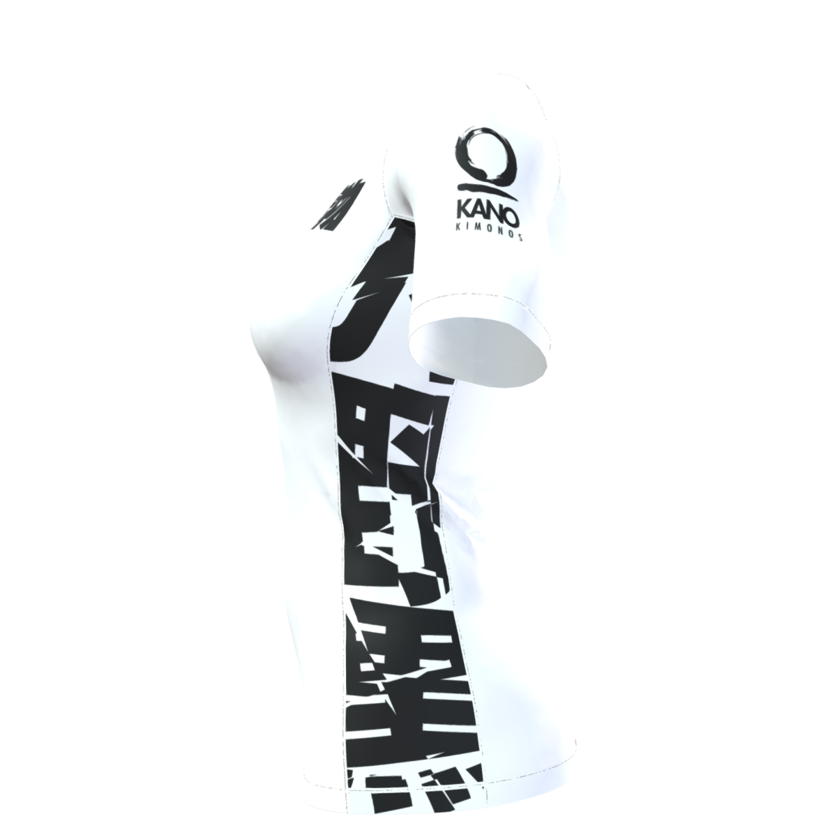 BJJ RASHGUARD FEMALE COMPETITION BLACK BELT SHORT SLEEVES