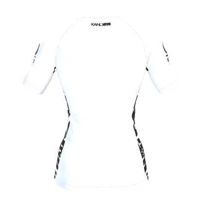 BJJ RASHGUARD FEMALE COMPETITION BLACK BELT SHORT SLEEVES