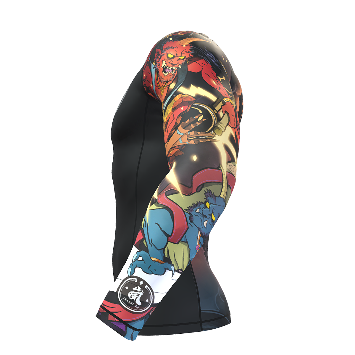BJJ RASHGUARD ARASHI 2.0 MANICHE LUNGHE