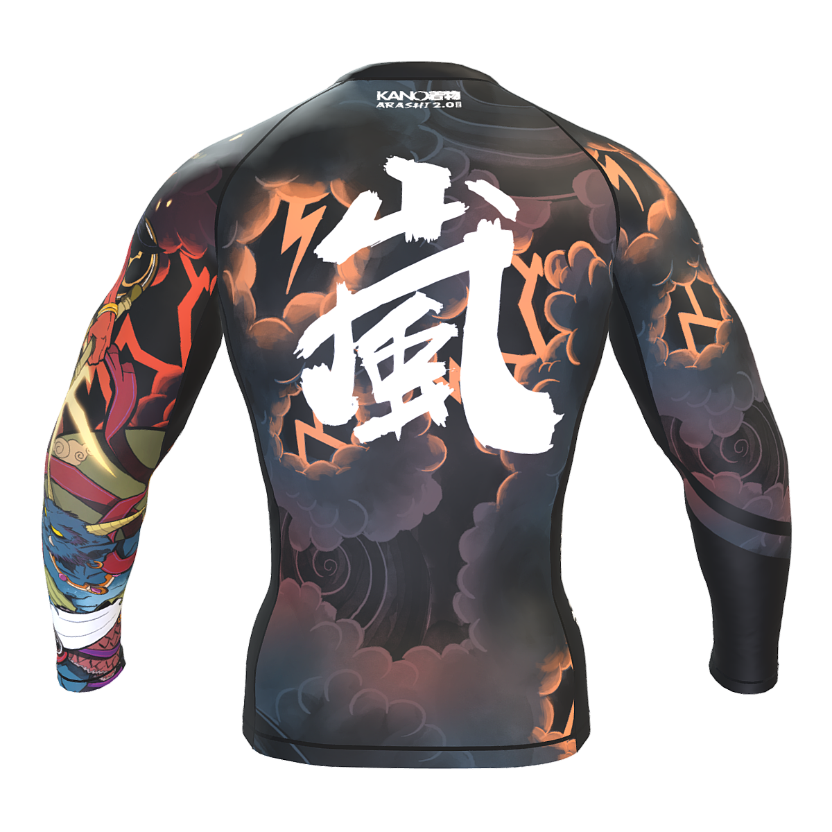 BJJ RASHGUARD ARASHI 2.0 MANICHE LUNGHE