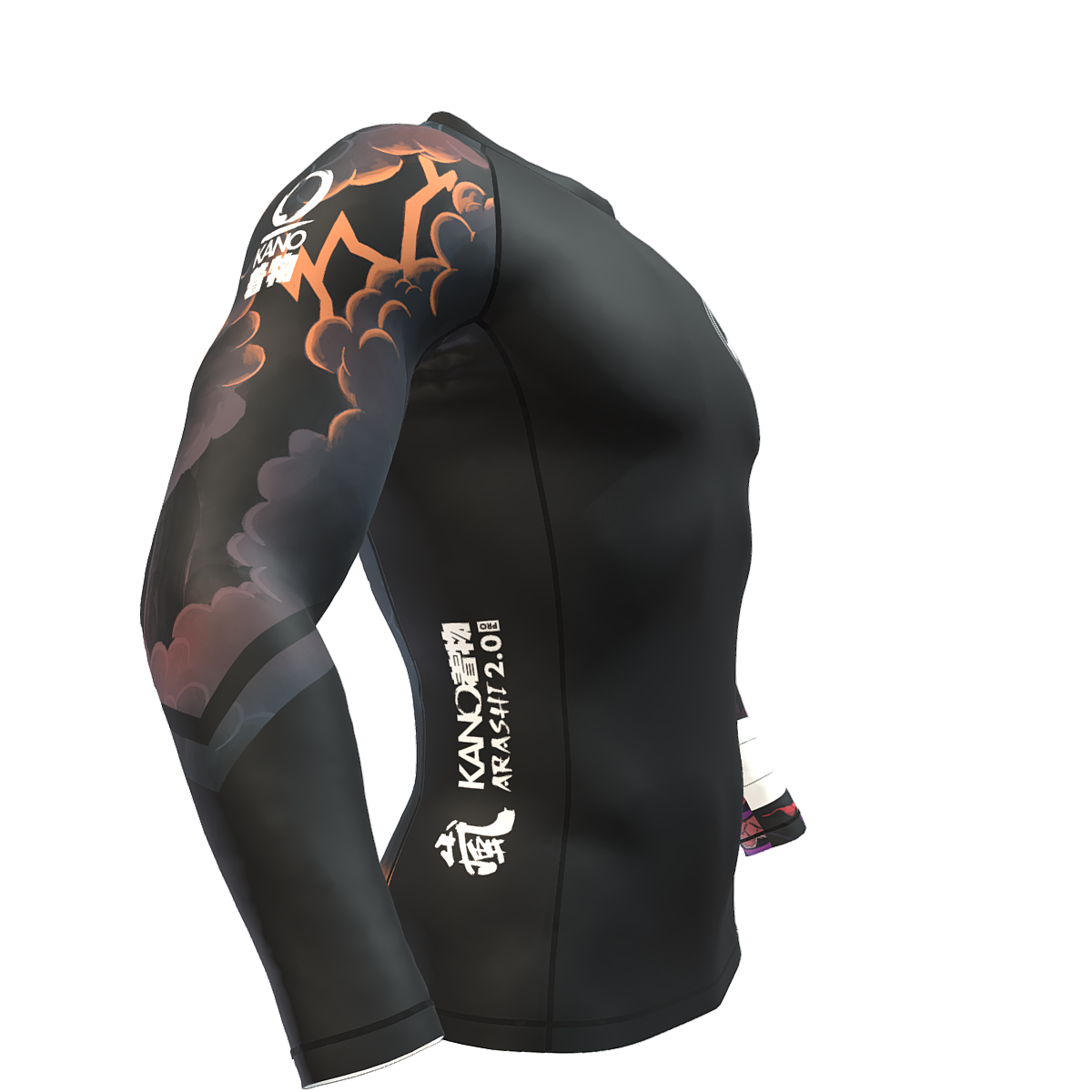 BJJ RASHGUARD ARASHI 2.0 MANICHE LUNGHE