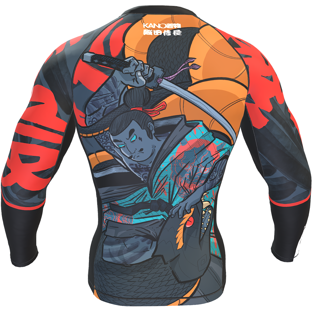 BJJ RASHGUARD NOBUNAGA MANICHE LUNGHE