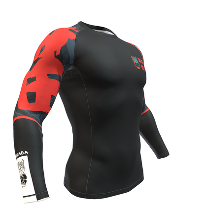 BJJ RASHGUARD NOBUNAGA MANICHE LUNGHE