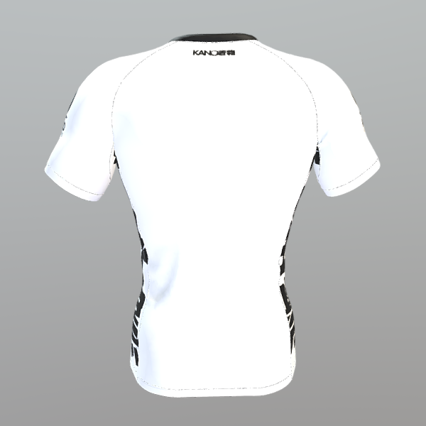 BJJ RASHGUARD COMPETITION BLACK BELT SHORT SLEEVES