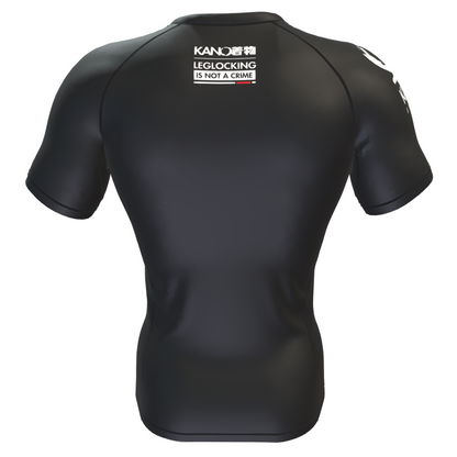 BJJ RASHGUARD LEGLOCKING MANICHE CORTE