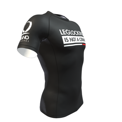 BJJ RASHGUARD LEGLOCKING MANICHE CORTE