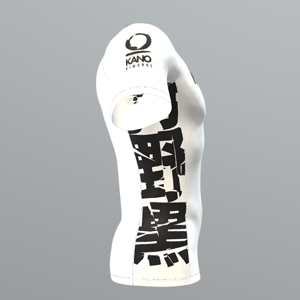 BJJ RASHGUARD COMPETITION BLACK BELT SHORT SLEEVES