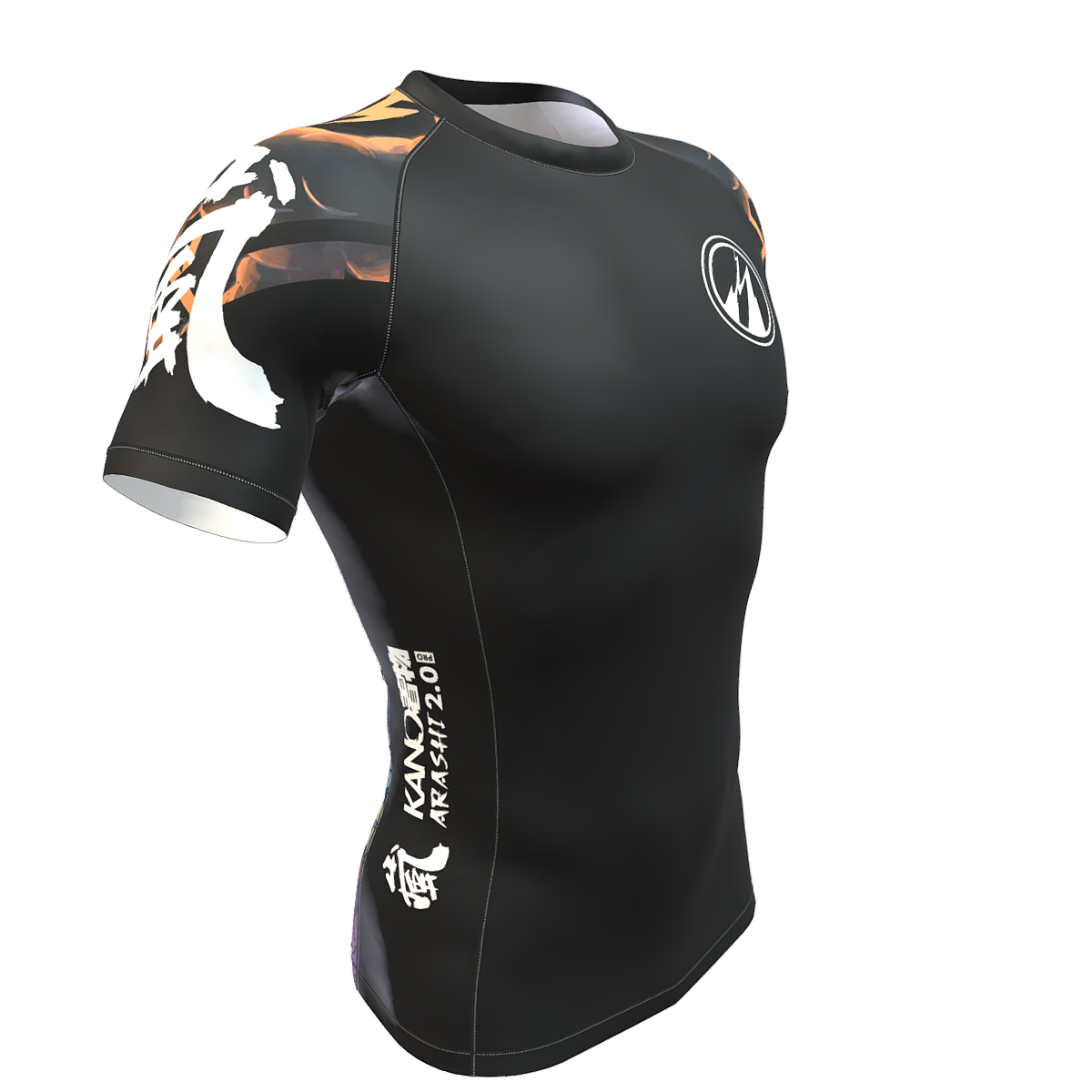 BJJ RASHGUARD ARASHI 2.0 SHORT SLEEVES