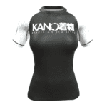 FEMALE RASHGUARD SHORT SLEEVES WHITE BELT
